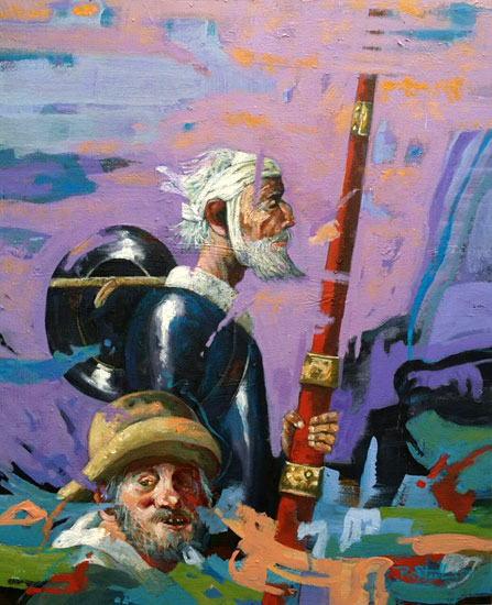 Rodolfo Stanley, Cavalgando