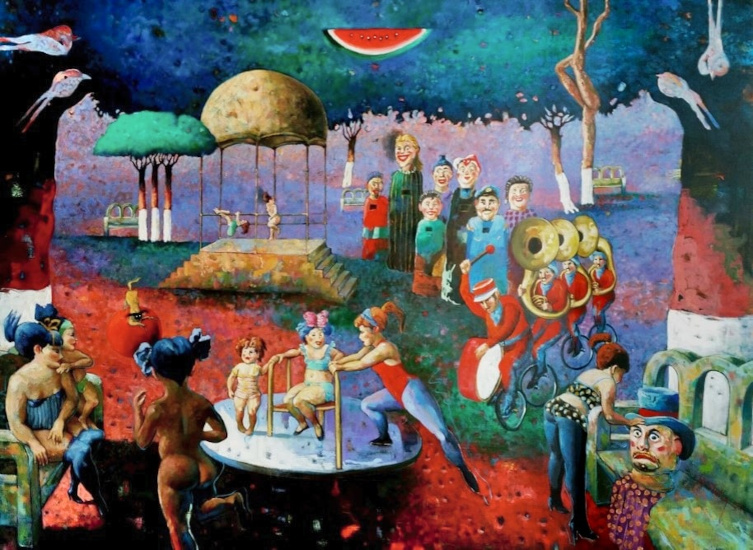 Rodolfo Stanley, Mascaradas en el Parque